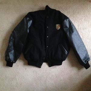 porsche letterman jacket